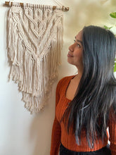 Load image into Gallery viewer, &quot;Srey&quot; | Medium Macrame Wall Hanging | Medium Tapestry
