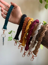Load image into Gallery viewer, Macrame Wristlet | Keychain | 2 Styles
