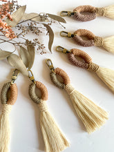 Load image into Gallery viewer, Tassel Keychain | Boho Bag Accessory
